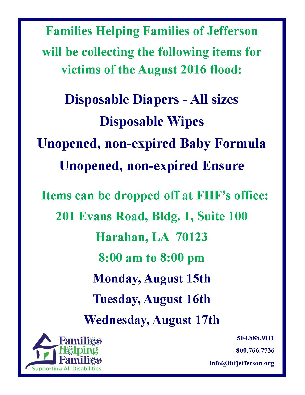 Flood Collecton Flyer