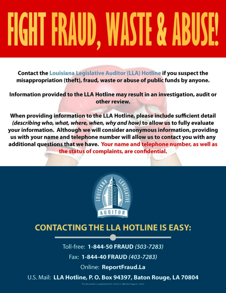 Fight Fraud, Waste & Abuse