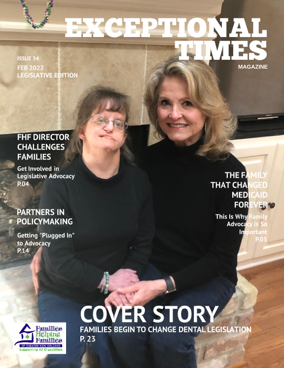 2022.2 Execptional Times Special Advocacy Edition Cover Kathy Dwyer and Jennifer Blanque